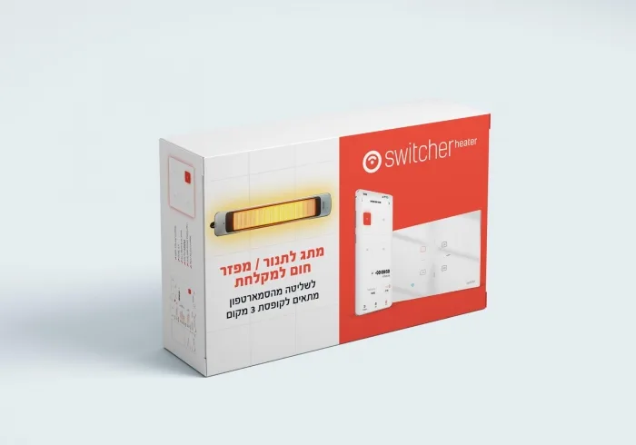Switcher Heater - מתג חכם לתנור או מפזר חום למקלחת